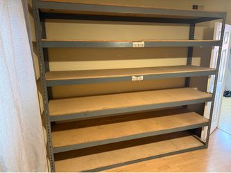Storage shelves