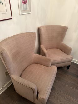 Two Wingback Chairs
