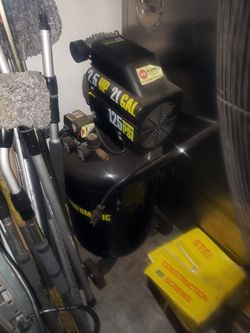 Air Compressor  With A 21 Gallon Air Tank