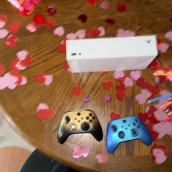 Xbox Series S 2 Brand New Controllers Purple Extra Joi Sticks 