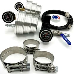 New CAC Pressure Professional Grade Kit with T-Bolt Clamps 3" 3.5" 4"