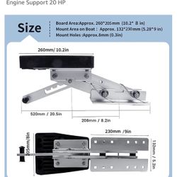 Boat Outboard Motor Bracket