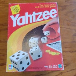 Vintage Yahtzee Board Game