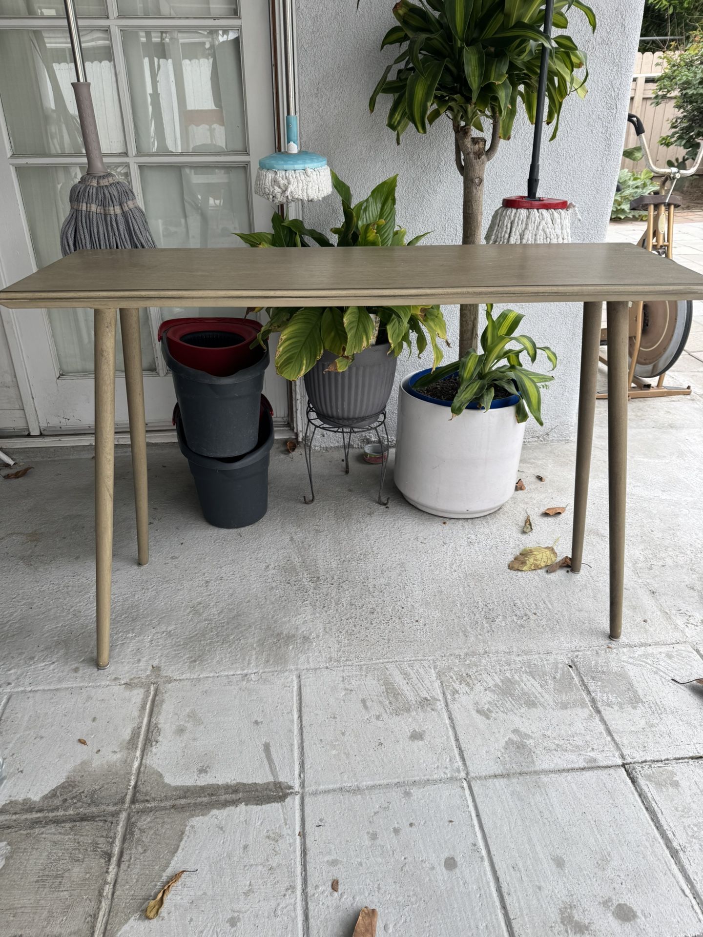 Safavieh Home Marshal Modern Milk Chocolate Console Table