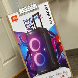 Jbl PartyBox 310 Bluetooth Speaker New - Pay $5 today and pay the rest later -