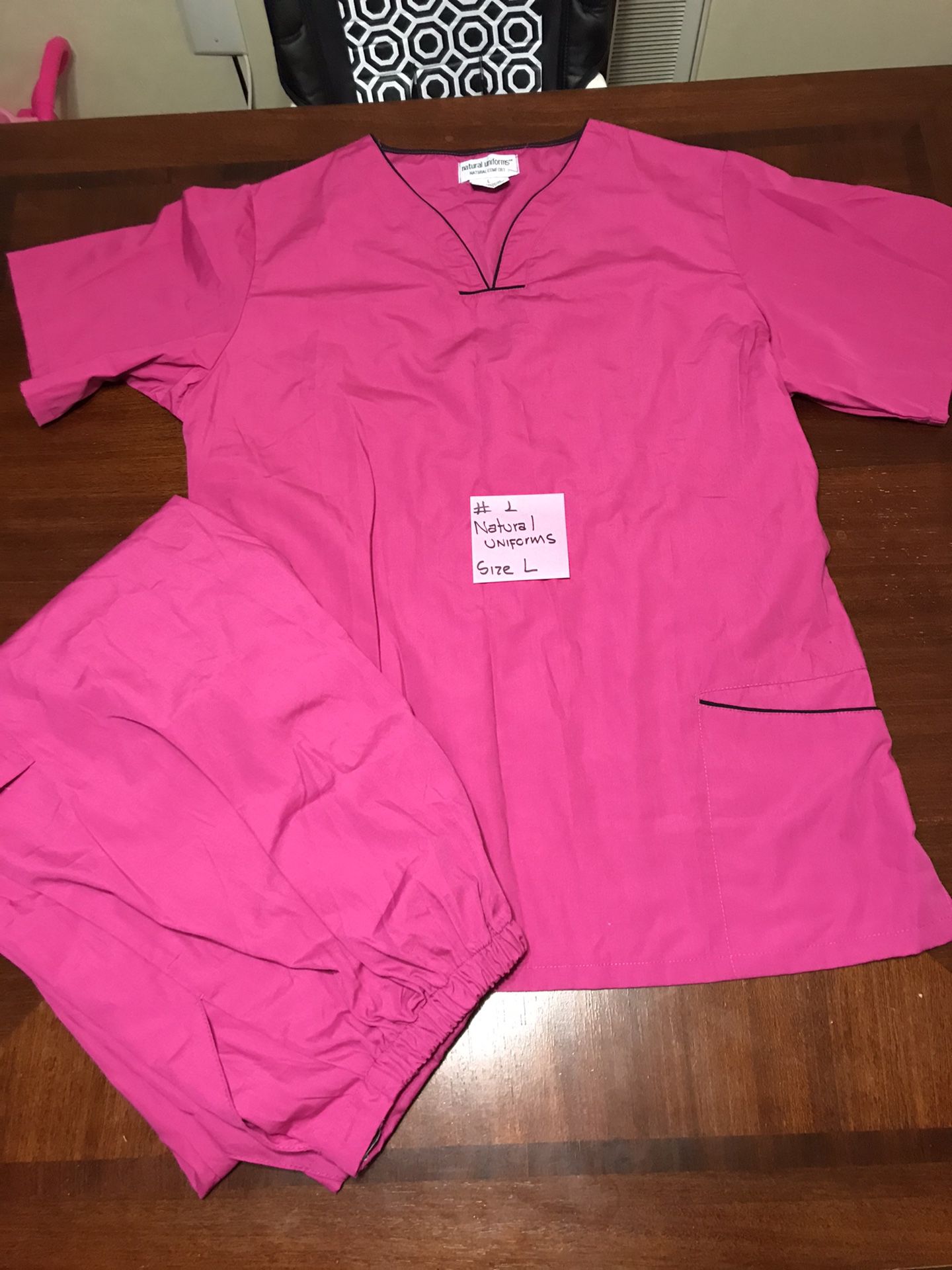 New and gently used medical scrubs