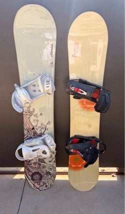 LAMAR Merlot 144cm Twin-Tip All-Mountain, and a Burton Feather 45 FOR SALE!!