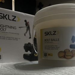 pitching machine  &  bold balls