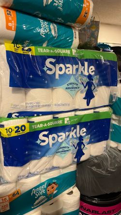 Sparkle Paper Towels 10=20 Tear A Square
