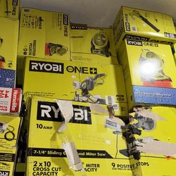 RYOBI 18 VOLT TOOLS SALE - DON'T MISS OUT! STORE OPEN EVERYDAY 6 AM - 8 PM