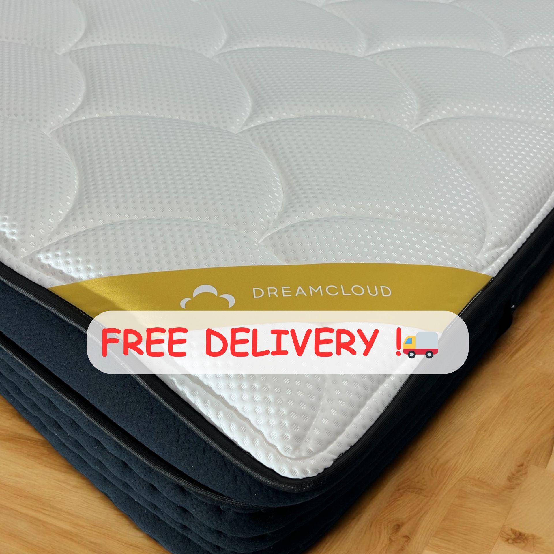 KING Mattress DreamCloud Premier Rest Hybrid Luxury Like New , Perfect Condition!!