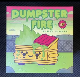 2022 Dumpster Fire Toxic Waste Edition Vinyl Figure 100% soft LE Exclusive