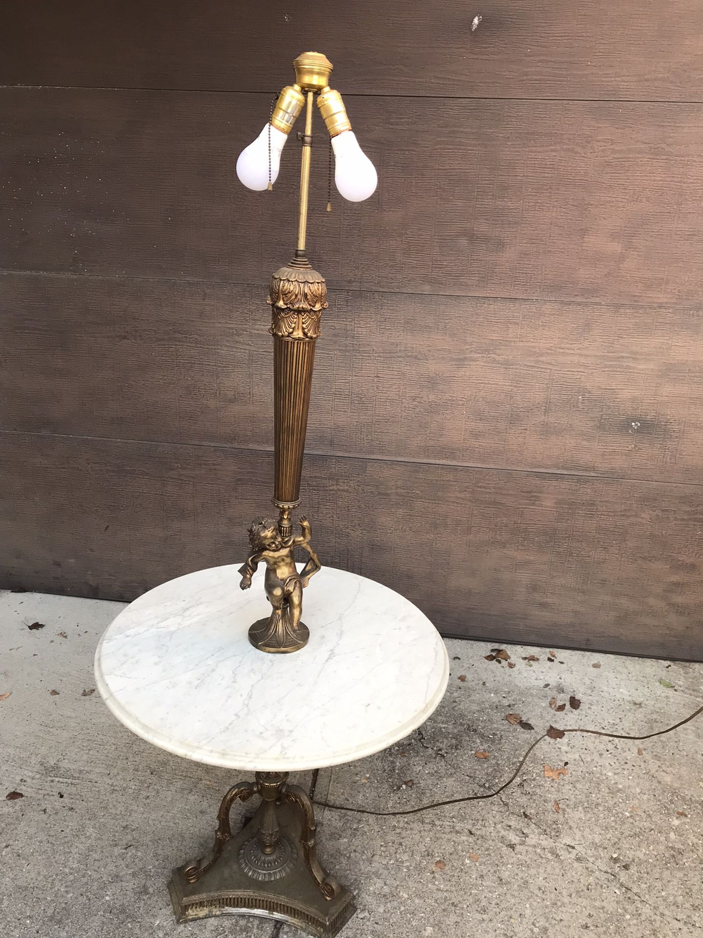 Marble Table Lamp.