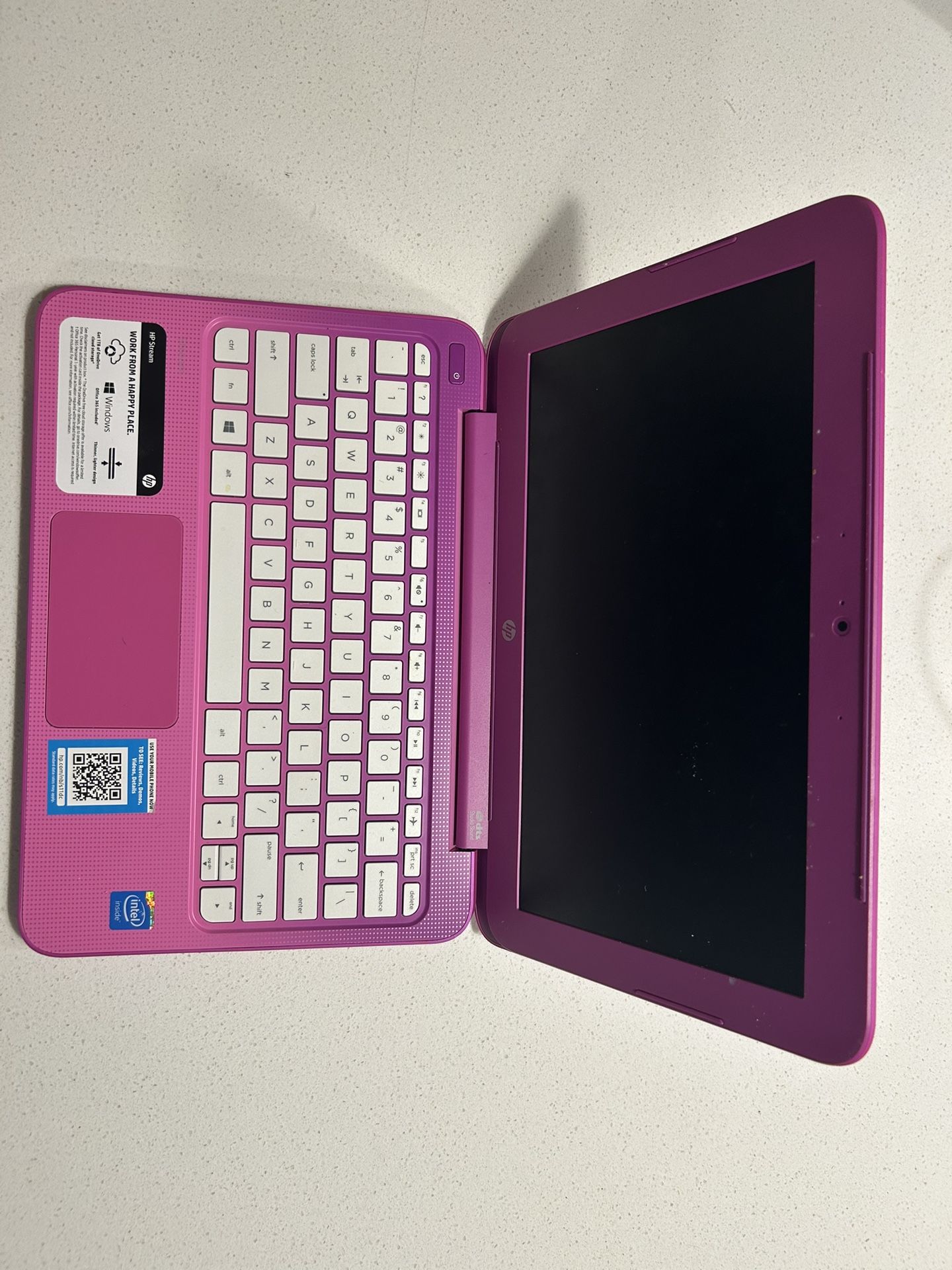HP Stream Pink laptop