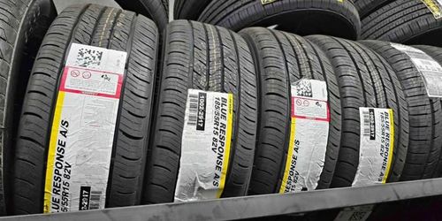 185/55R15 Dunlop Set New Tires