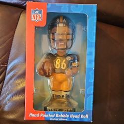 Hines Ward Handpainted Bobble Head Doll
