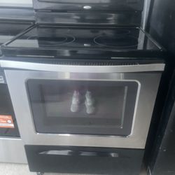 Whirlpool Glass Stove Stainless Steel 