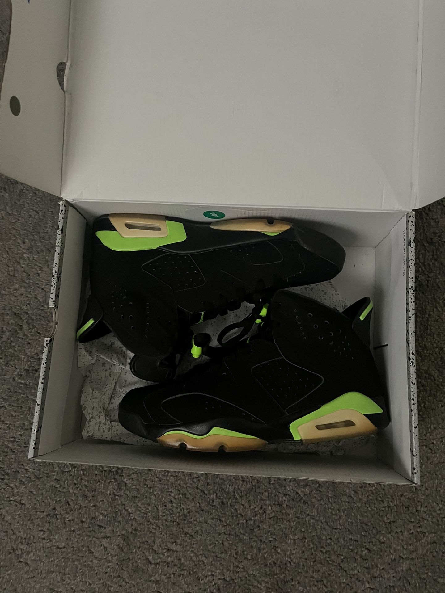 Electric Green Jordan 6