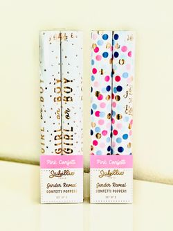New Gender Reveal Poppers “Pink Confetti”