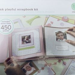 Pink Playful Scrapbook Kit