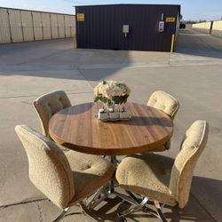 Dining Room Table With 4 Chairs 