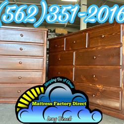 Five Drawer And Nine Dresser Pinewood Chest Comoda Mueble 