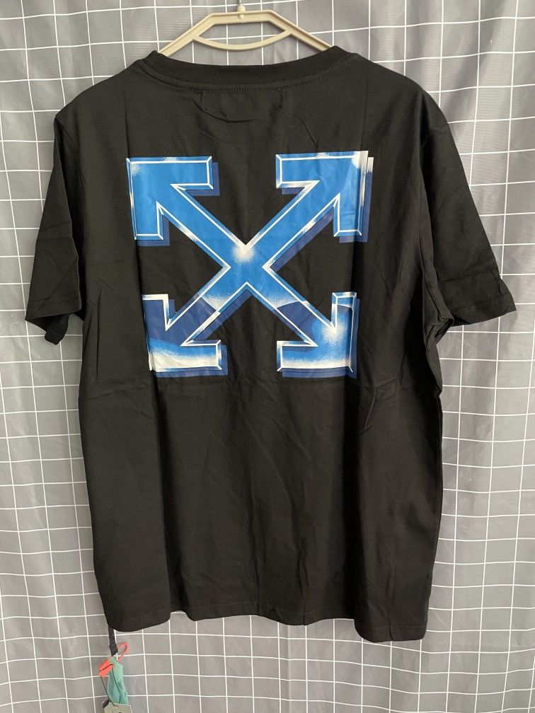 Off white Blue Metal Arrow S/S Slim Tee