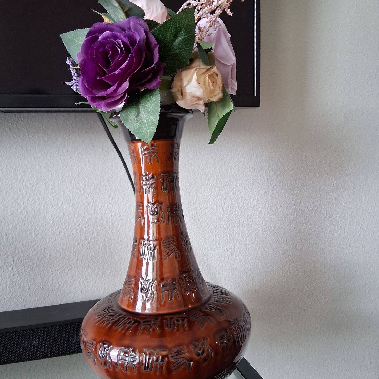 Bello bucaro florero altura 13"