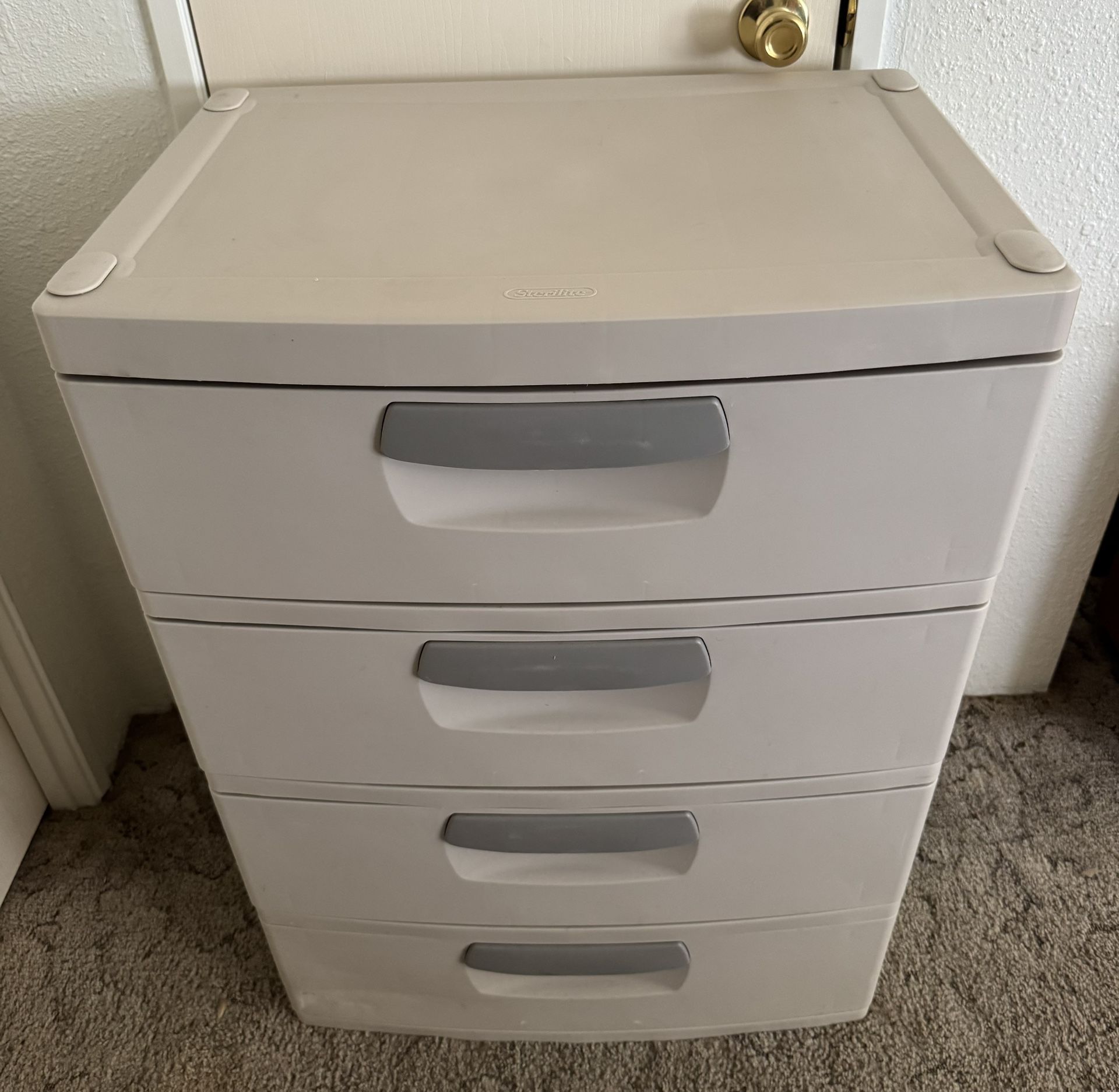 Heavy Duty 4 Drawer Storage-Dresser