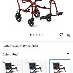 Medline lightweight transport chair 
