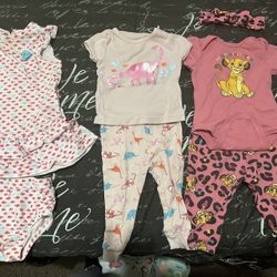 6pk Girls’ Infant Sets