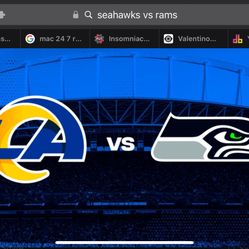 Seahawks vs Rams 11/3 Two Tickets