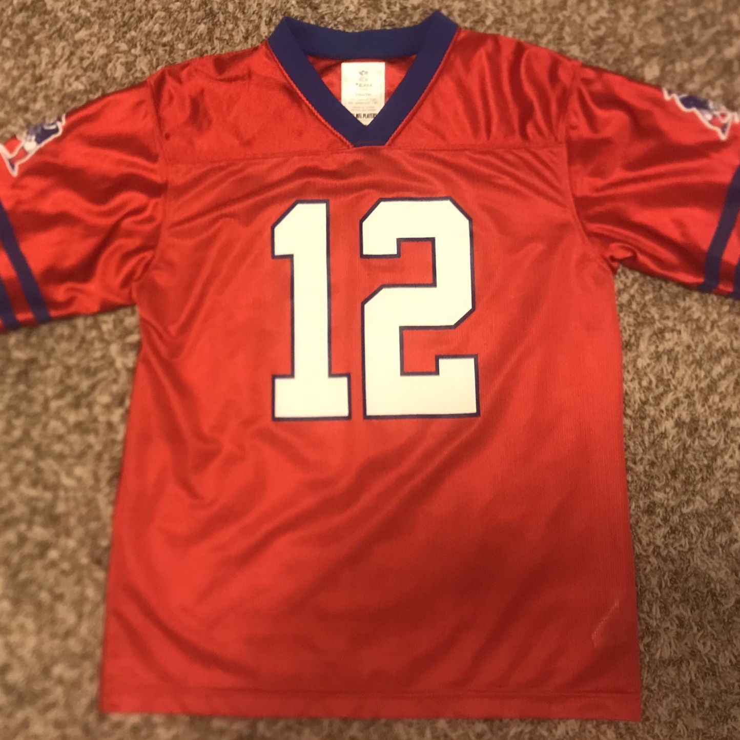 Tom Brady New England Patriots Youth Red Jersey