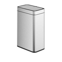 EKO Matte Stainless Steel Motion Sensor Kitchen Trash Can 13.2 Gallon Brand New 