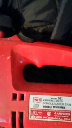 Variable speed scroll saw Wen Model 531