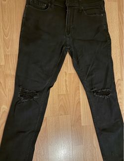 Like new black Hollister jeans 32x32