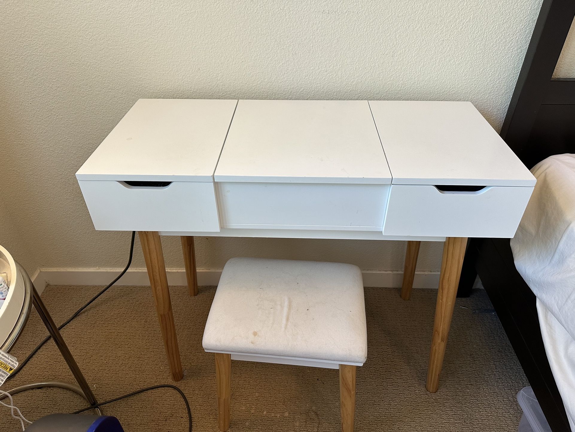 Makeup Table + Chair