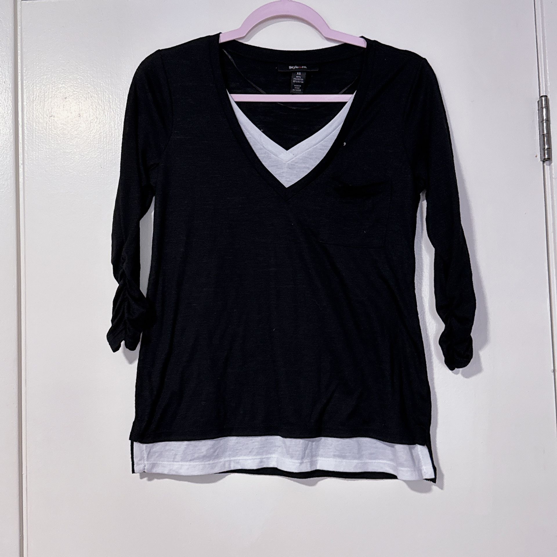 Style & Co. Women Top XS
