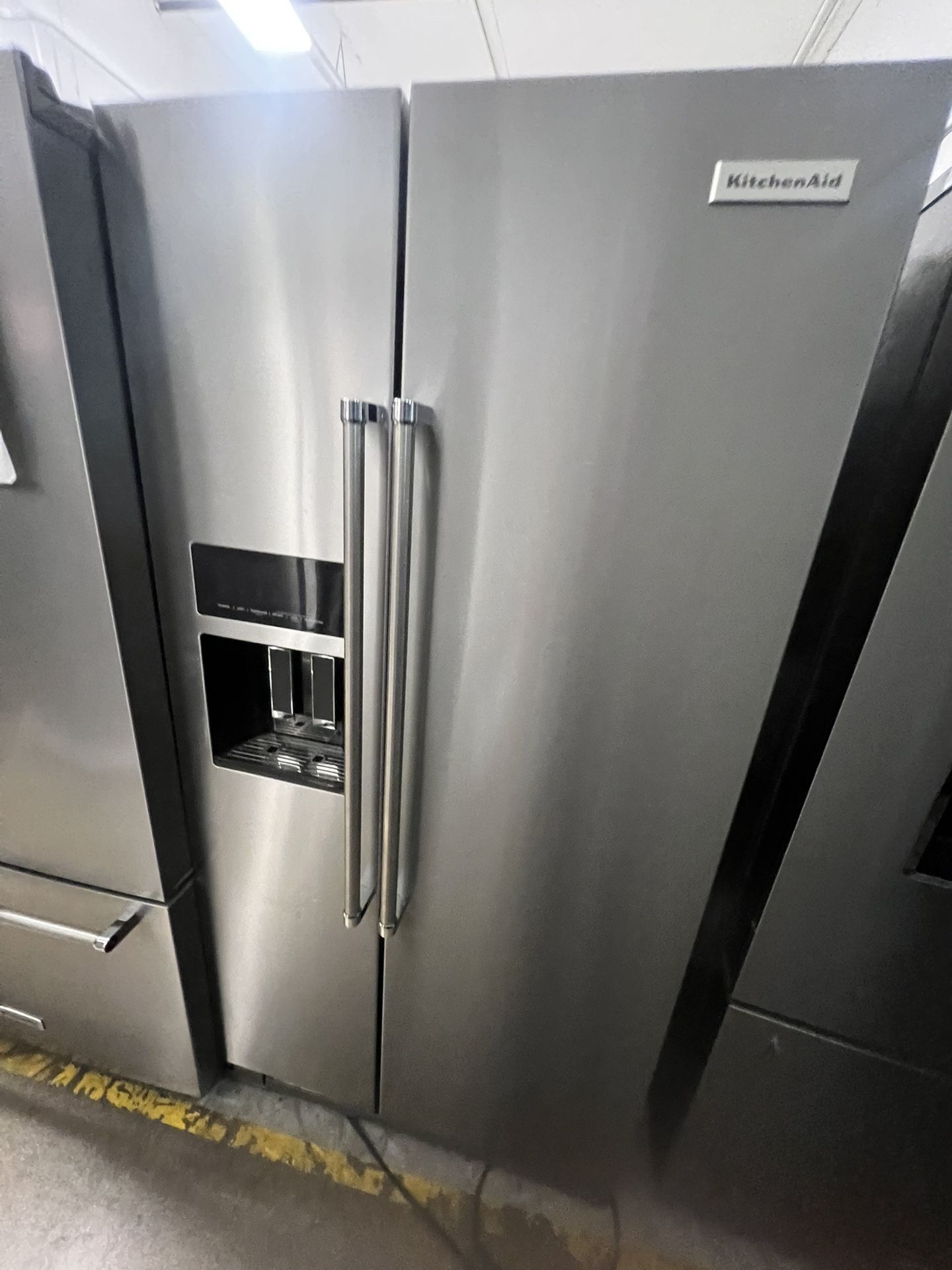 Kitchenaid 36” Refrigerator Side By Side Stainless Steel