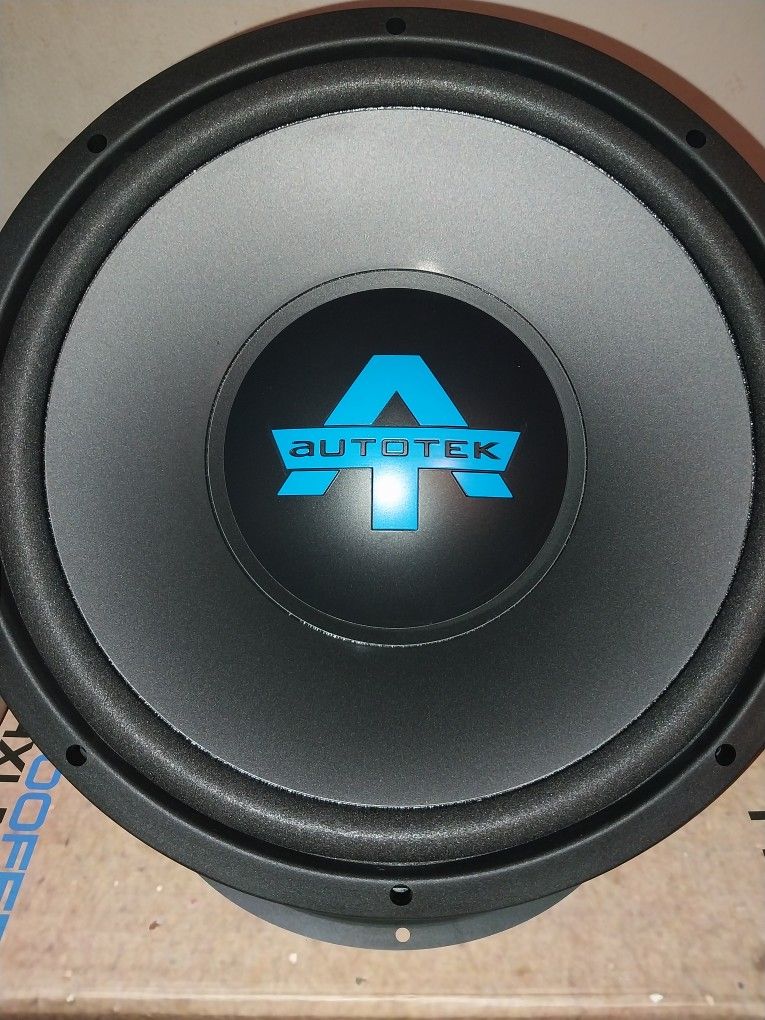 New 12" Subs And Box