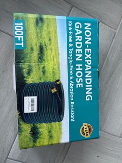 100ft Non-Expanding Garden Hose