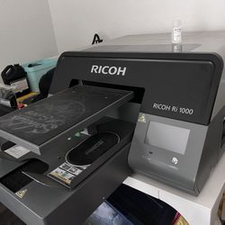 Direct To Garment Printer Ricoh Ri 1000