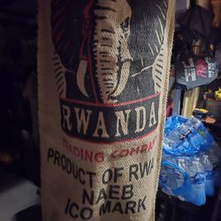 Hand Made Coffee Bag Lamps