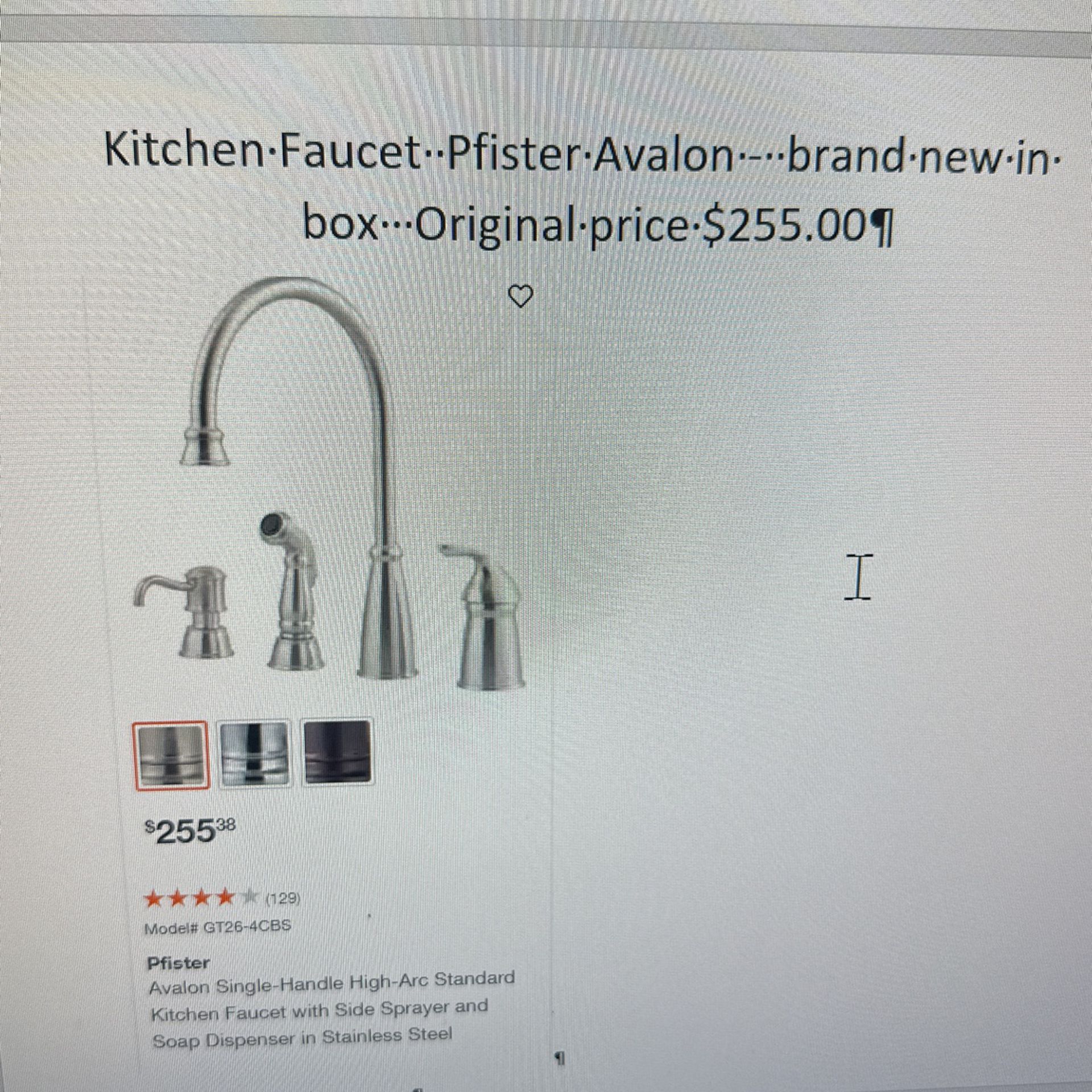Faucet Kitchen   Llave Fregadero 