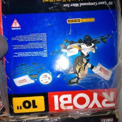 Ryobi 10 ' Laser Miter Saw Brand New 