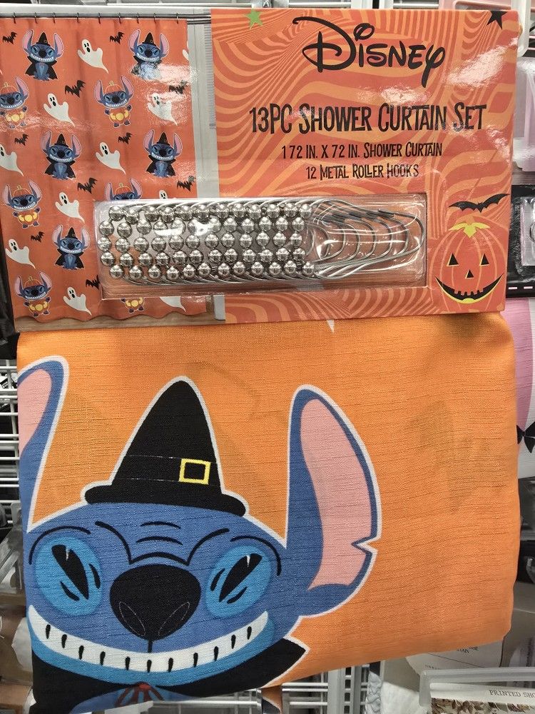 π Stitch Halloween Shower Curtain π