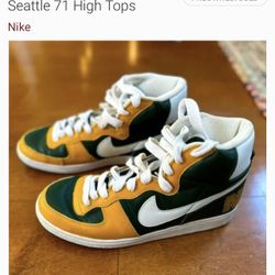 “Rare” Vintage Nike Terminator High Seattle Supersonic Sonics 71 Edition (2004)