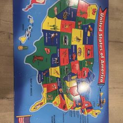 🧩 Melissa & Doug United States of America Wooden Puzzle Map