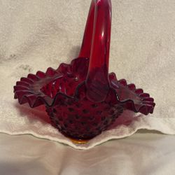 Vintage Fenton Basket