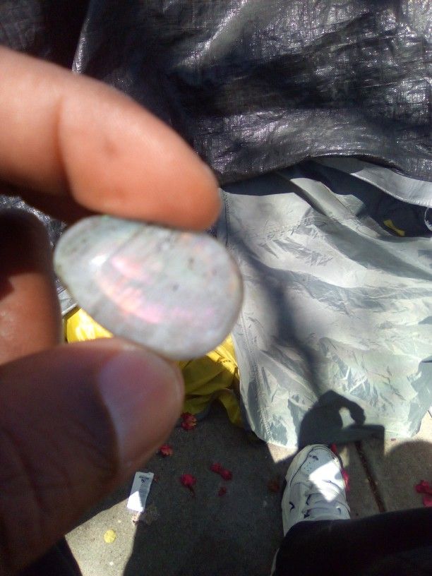 White Oval Stone